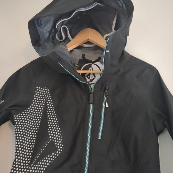 NWOT Volcom Ski Snowboard Jacket Women's XS Recco Gortex Rare - Picture 3 of 13